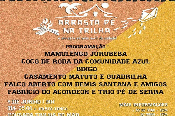
				
					Final de semana será de quadrilha e festejos juninos na capital alagoana
				
				