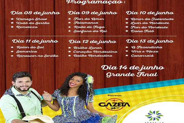 
				
					Final de semana será de quadrilha e festejos juninos na capital alagoana
				
				