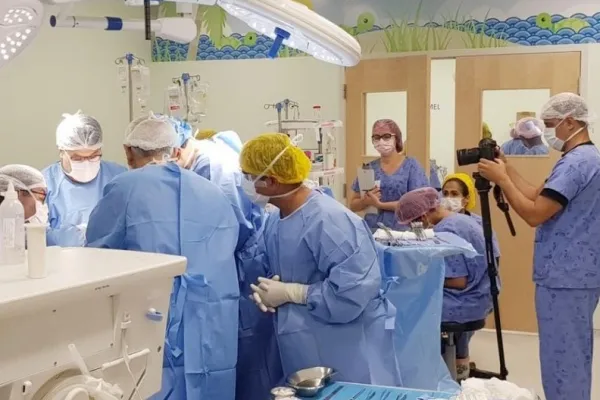 
				
					Após 20h de cirurgia, gêmeas siamesas são separadas no Distrito Federal
				
				