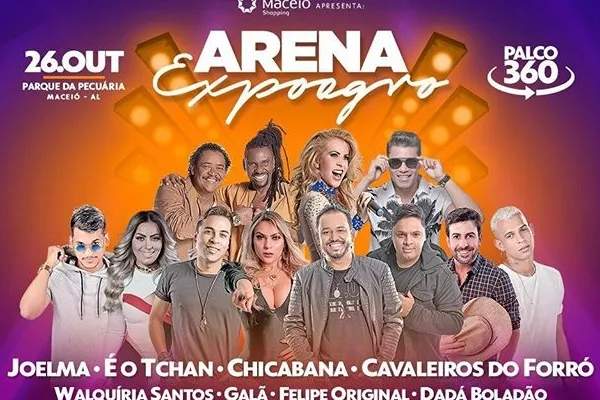 
				
					Arena Expoagro promete movimentar o final de semana em AL
				
				