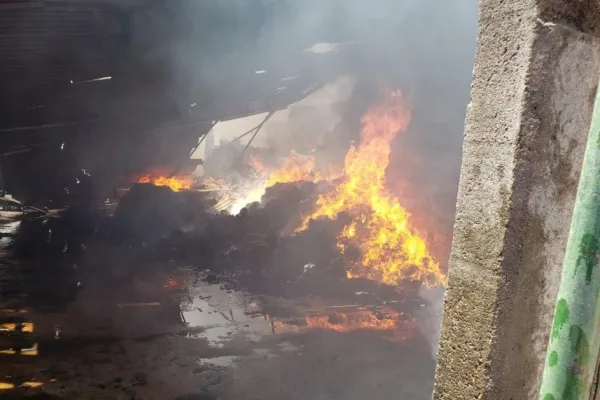 
				
					Incêndio destrói depósito de materiais recicláveis em Arapiraca
				
				