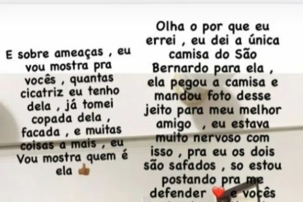 
				
					Atacante do Corinthians ameaça ex-namorada nas redes sociais
				
				