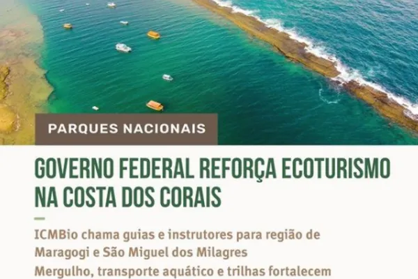 
				
					Instituto Chico Mendes abre vagas para prestadores de serviços turísticos em AL
				
				