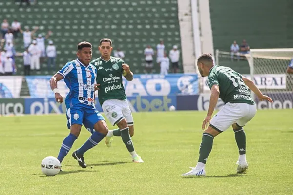 
				
					Com novo técnico, CSA fica no empate sem gols com o Guarani pela Série B
				
				