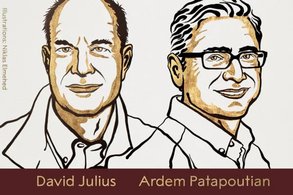 
				
					Nobel de Medicina 2021 vai para David Julius e Ardem Patapoutian por descobertas sobre temperatura e toque
				
				
