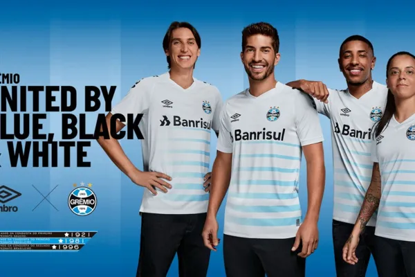 
				
					Grêmio lança novos uniformes para a temporada de 2021
				
				