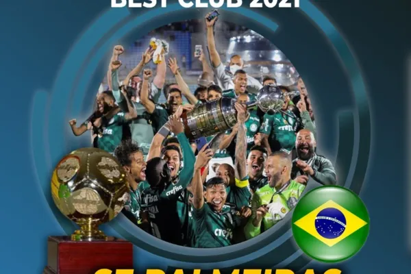 
				
					Palmeiras é eleito o melhor time do mundo de 2021 por órgão internacional de estatística
				
				