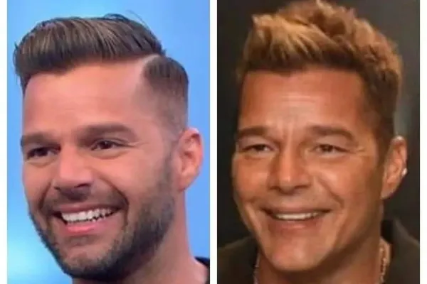 
				
					Marcos Mion se choca com novo rosto de Ricky Martin
				
				