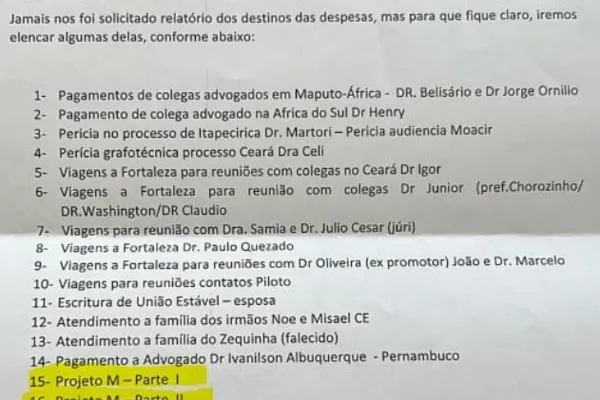 
				
					Documento indica pagamento do PCC ao ‘The Intercept Brasil’
				
				