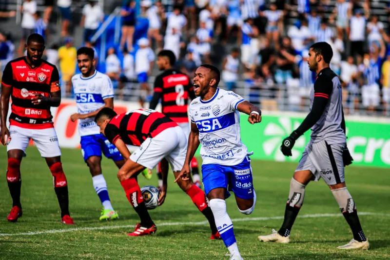 CSA joga bem, bate o Vitória e lidera Grupo B da Copa do Nordeste: 3x1