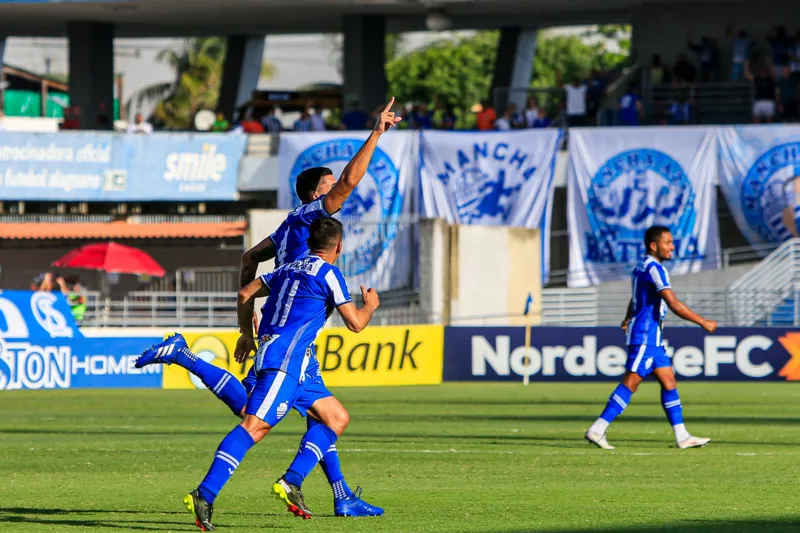 CSA vence o Náutico e encosta no Fortaleza, líder da Copa do Nordeste: 3 a 1