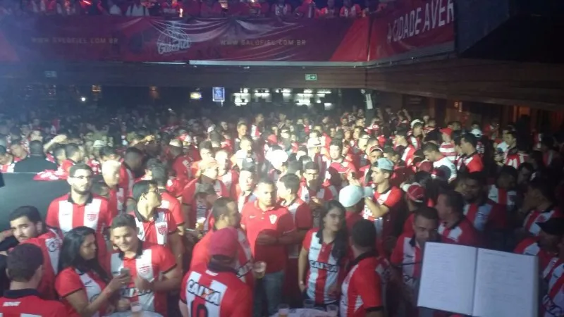 Torcedores se reuniram em festa de lançamento