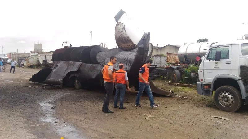 Homem morre após tanque de combustível explodir em Maceió