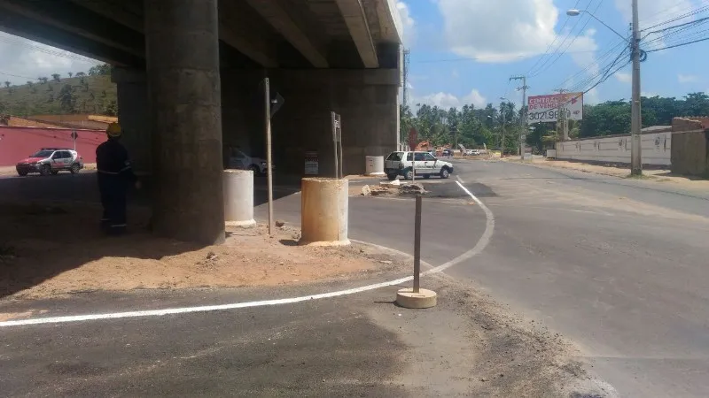 Obra de duplicação gera novo desvio