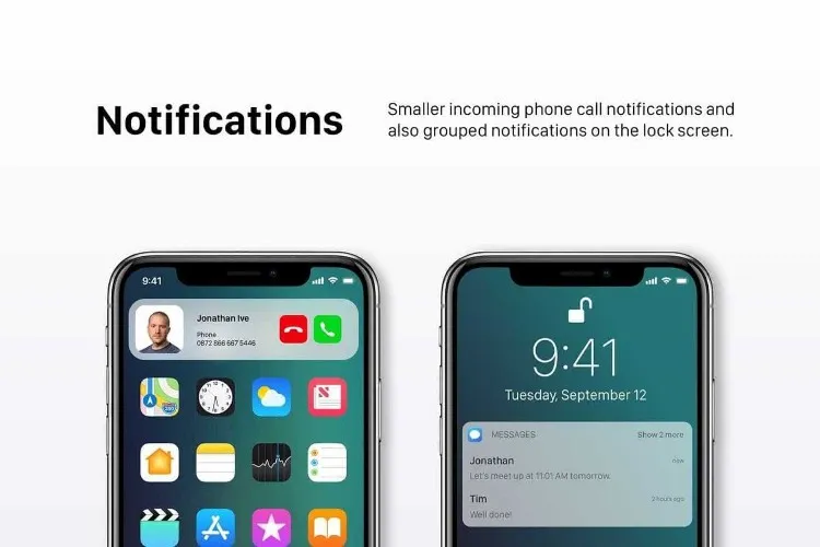 Imagens mostram as novidades que podem ser estreadas no novo iOS