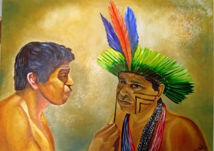 Pintor reuni movimentos artísticos com figuras típicas do Nordeste