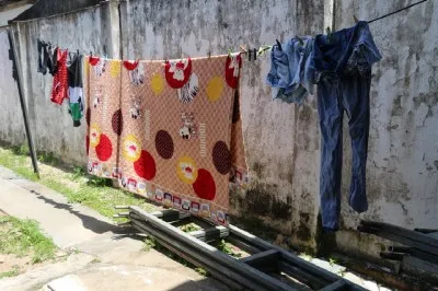 Confia imagens dos cômodos da Casa de Apoio que abriga acompanhantes do interior de Alagoas.