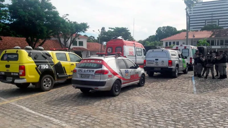 Moradores participam de simulado de evacuação do bairro do Pinheiro