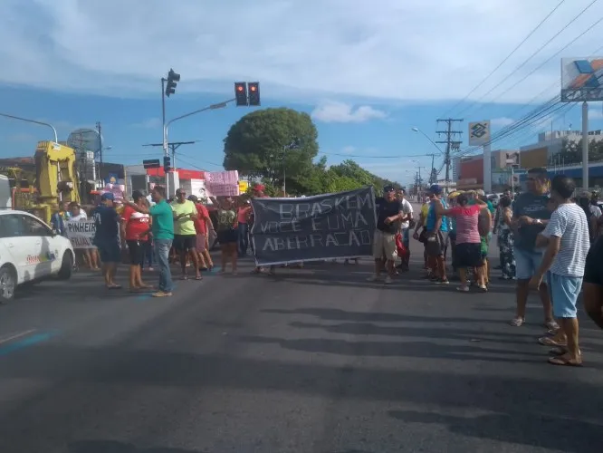 Moradores participam de simulado de evacuação do bairro do Pinheiro