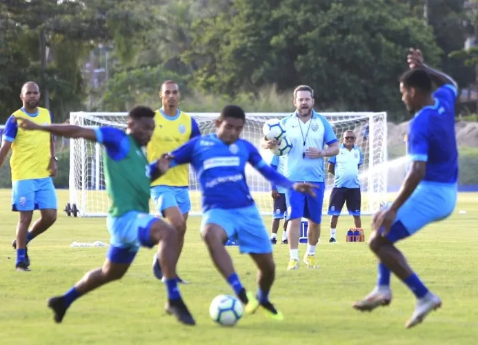 Elenco azulino se prepara para jogo de domingo, na vola do Brasileirão da Série A