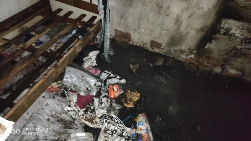 Incêndio destrói residência em São José da Laje