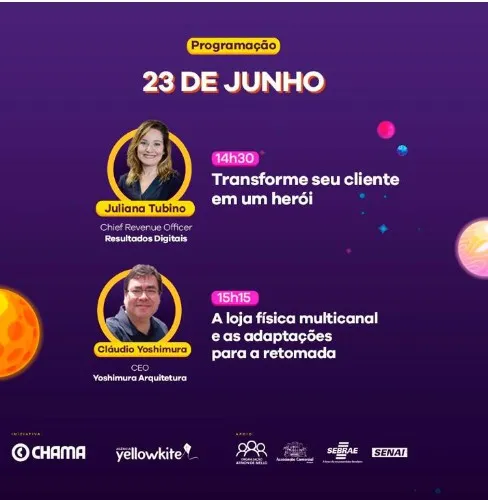 Objetivo é reunir nomes locais e nacionais no maior evento digital