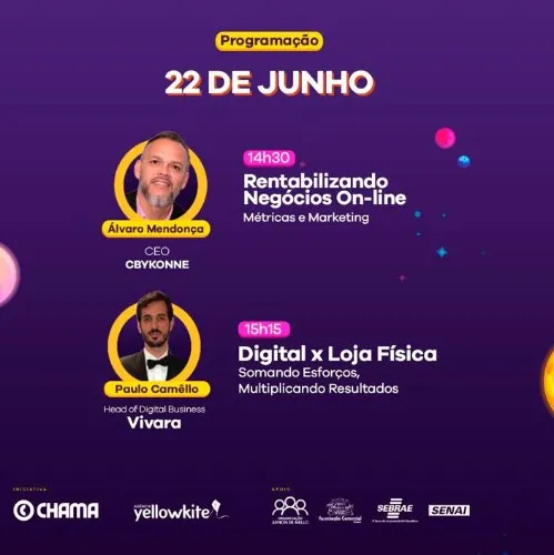 Objetivo é reunir nomes locais e nacionais no maior evento digital