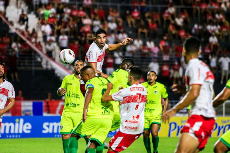 CRB cai de rendimento no 2º tempo e estreia no Alagoano com empate, contra o Murici: 1 a 1