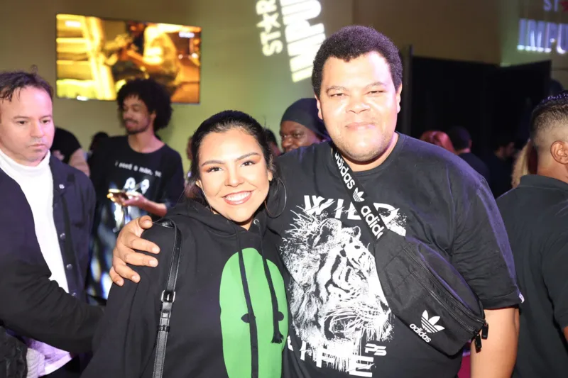 Babu Santana e Lívia Nascimento