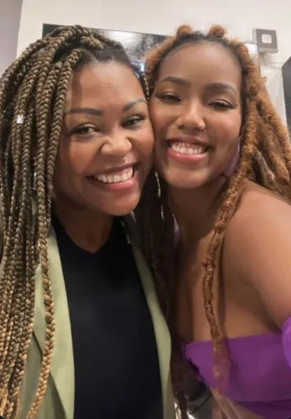 Rosana e Lelle ( Que interpretou Rosana no filme)