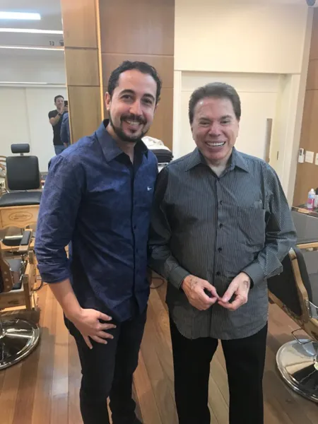 Thiago Rocha e Silvio Santos