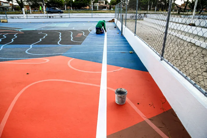 NBA entrega nesta segunda quadra de basquete para comunidade do Vergel
