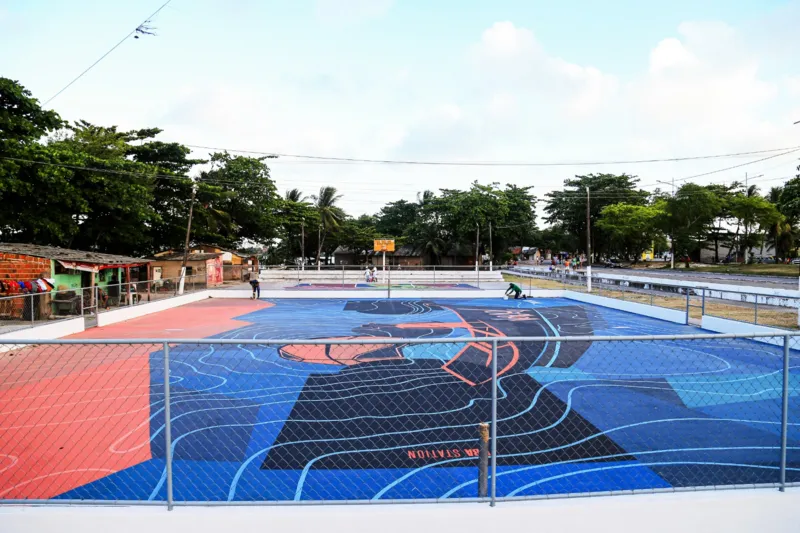 NBA entrega nesta segunda quadra de basquete para comunidade do Vergel