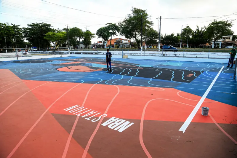 NBA entrega nesta segunda quadra de basquete para comunidade do Vergel