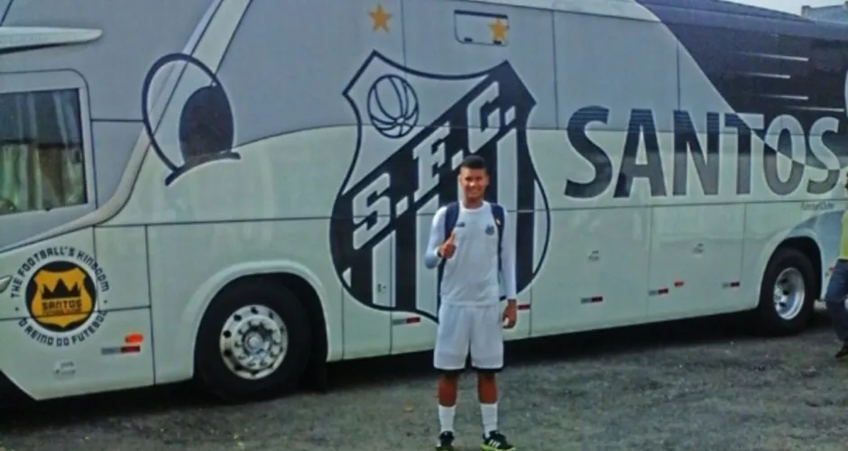 Imagem ilustrativa da imagem Adolescente alagoano é convocado para treinar nas categorias de base do Santos