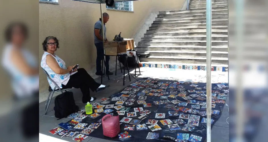 Imagem ilustrativa da imagem Todos Pela Cidade: Escadaria ganha 1.500 mosaicos e vai virar ponto turístico