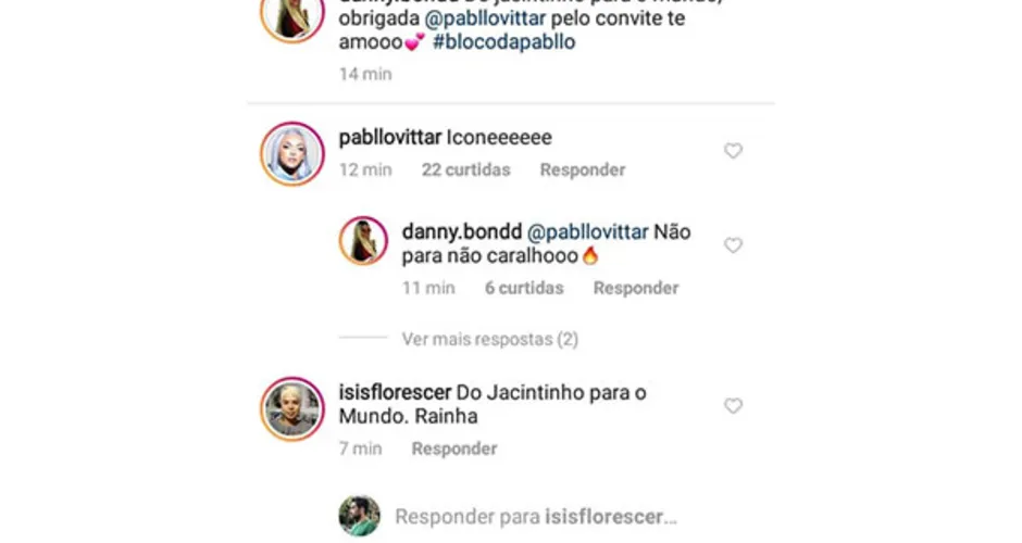 Imagem ilustrativa da imagem No Instagram, Pabllo Vittar elogia cantora trans de Alagoas: "Iconeeeeee"