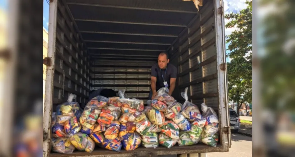 Imagem ilustrativa da imagem OAM doa cerca de 15 toneladas de alimentos a ONGs de Alagoas