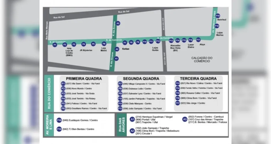 Imagem ilustrativa da imagem Paradas de ônibus serão reorganizadas no Centro a partir desta terça