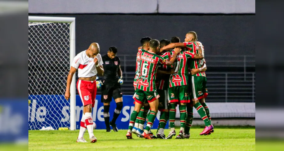 CSE durante o empate em partida contra o CRB no Alagoano de 2021