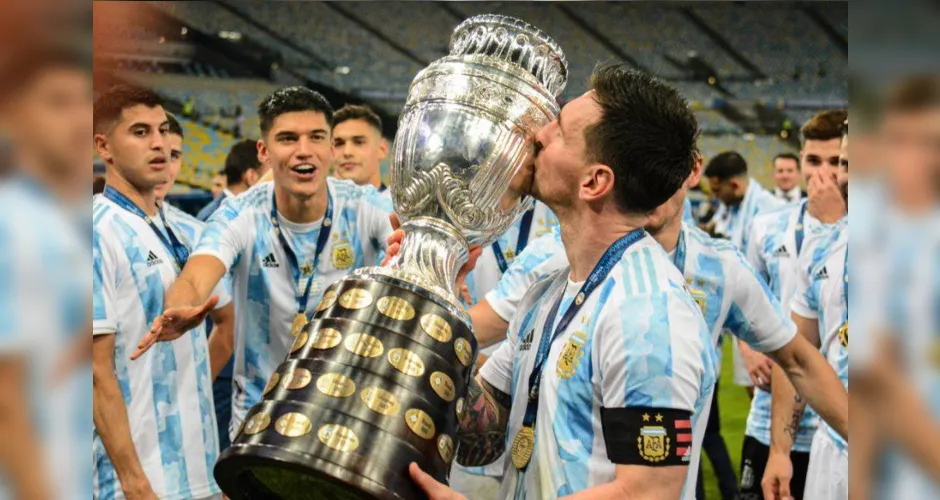 Messi conseguiu conquistar seu primeiro título com a Argentina