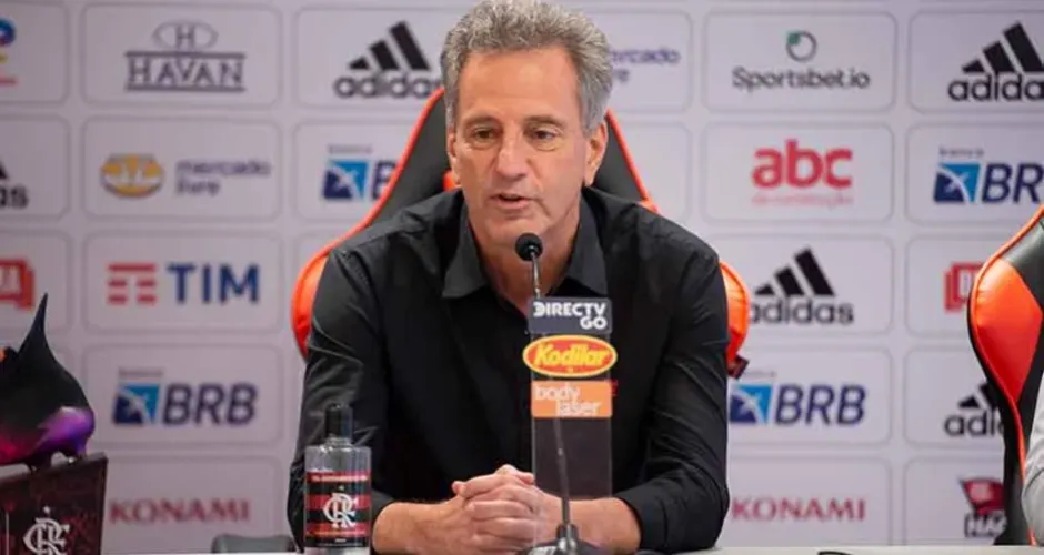 Rodolfo Landim, presidente do Flamengo, um dos clubes que encabeçam a Libra