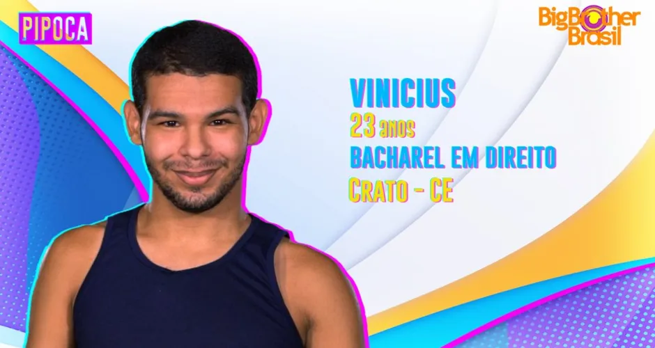 Vinicius tem 23 anos e é do Ceará