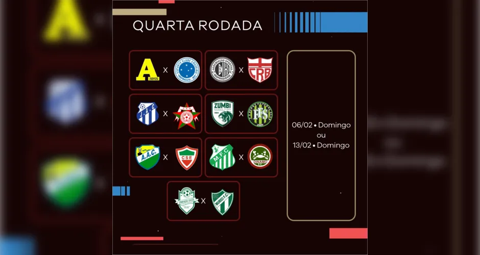 Quarta rodada da Copa Alagoas