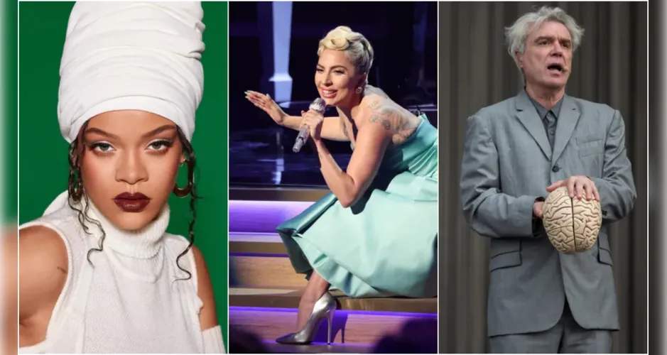 Rihanna, Lady Gaga e David Byrne são indicados ao Oscar 2023