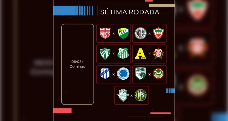 Sétima rodada da Copa Alagoas