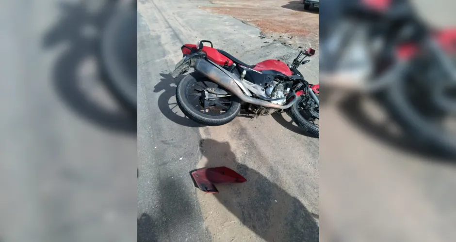 Colisão frontal entre carro e moto deixa ferido em Marechal Deodoro