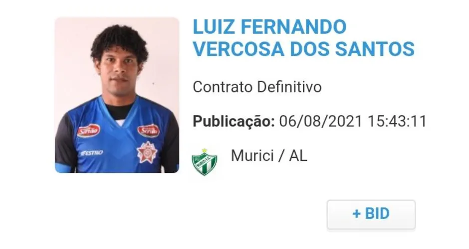 Luiz Fernando deve ser titular contra o Itabaiana
