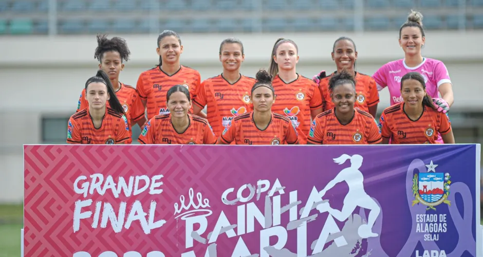 Time da União Desportiva campeã da Copa Rainha Marta 2022