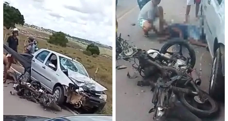 Imagem ilustrativa da imagem Colisão entre carro e ciclomotor deixa dois feridos em Arapiraca
